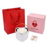 Heart Lock Rose Gift Box For Mother's Day, Jewelry Packaging Box For Rings