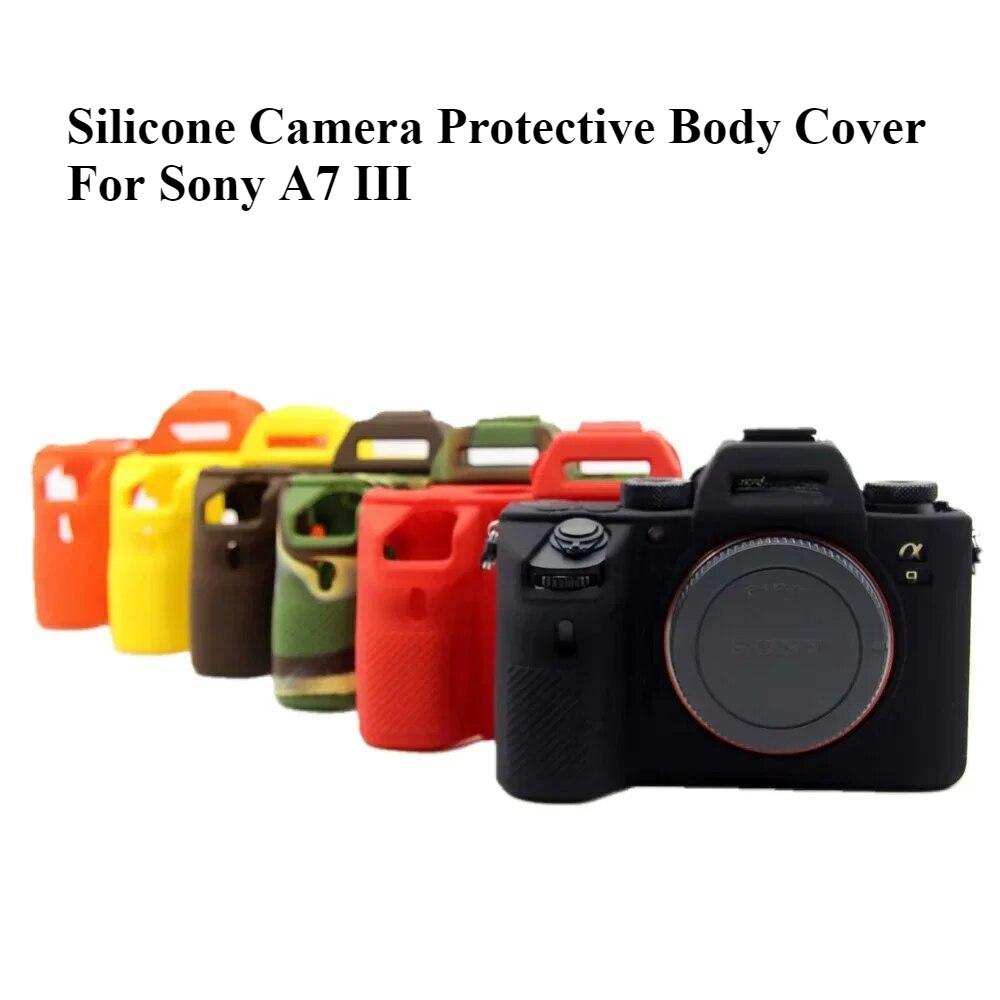 Husa de protectie pentru corp din cauciuc siliconic moale pentru camera Sony A7 III A7RIII A7III A7M3 A7R3 Geanta pentru camera