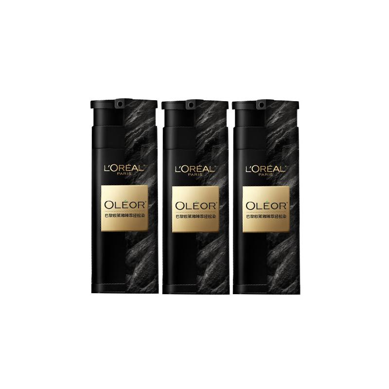 Loreal Paris Long-lasting glossy dye to naturally cover gray Zhencui Easy Hair Color Cream-3.0 Natural Black3