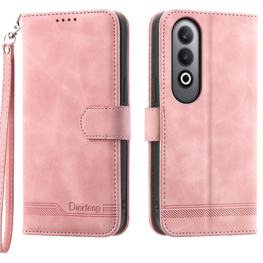 DIERFENG DF-03 For Oppo K12/OnePlus Nord CE4 5G Wallet Case Anti-Drop Leather Phone Cover