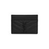 Saint Laurent Cassandra Monogram Matelasse Black Envelope Small Card Holder 423291 Bow08