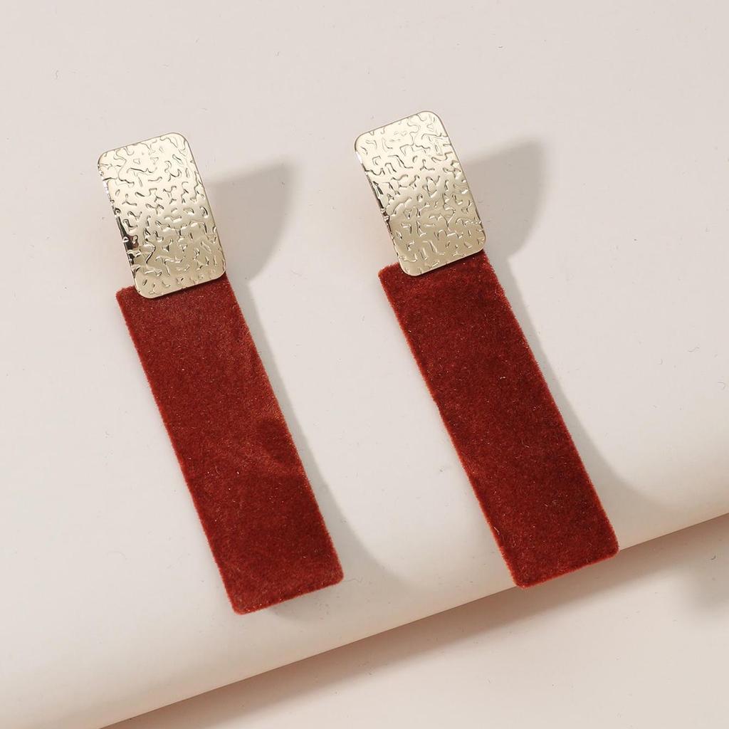 Versatile Rectangle Stud Earrings - Cold Style, Exaggerated and Elegant