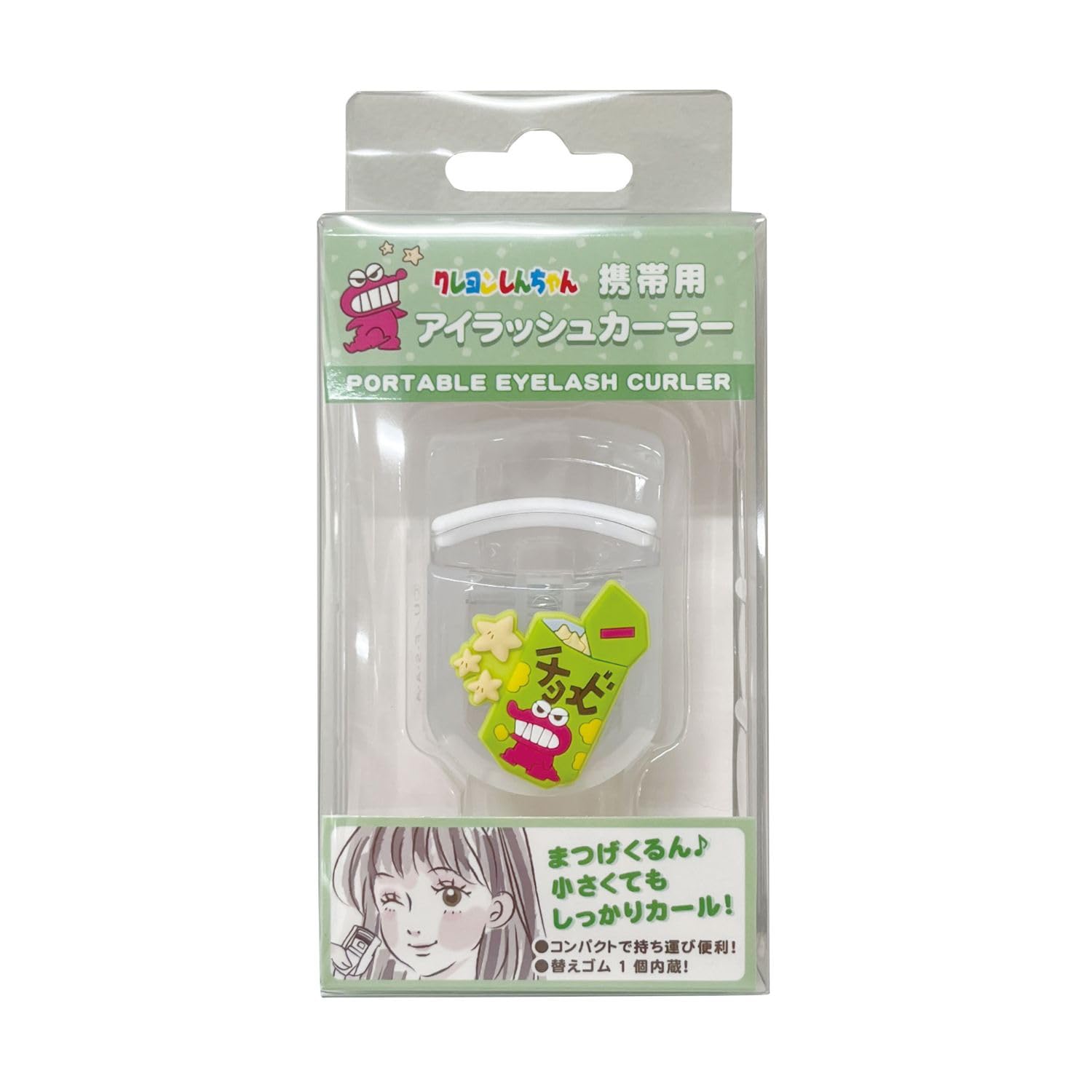 

Карандаш для глаз Mascot, W35 x H58 x K4180F Шин-чан Керлер/Завивка для ресниц, Белый, D18мм, белый