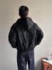 American Retro Mountain Eagle Fur Collar Hooded Jacket - Unisex Winter Warm Cotton Outerwear