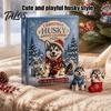 Holiday Countdown Collection Husky Christmas Advent Calendar 2026 with 24 Unique Acrylic Pendants for Tree Decorations, Cute Dog Themed Ornament