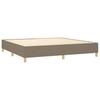 Vidaxl Bed Frame Without Mattress, Taupe, 200X200 Cm, Upholstered