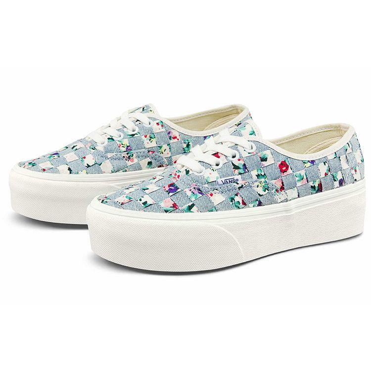 Vans Authentic Stackform Woven - Floral and Denim Men Sneakers Multi-Color Multi VN0A5KXXAZA