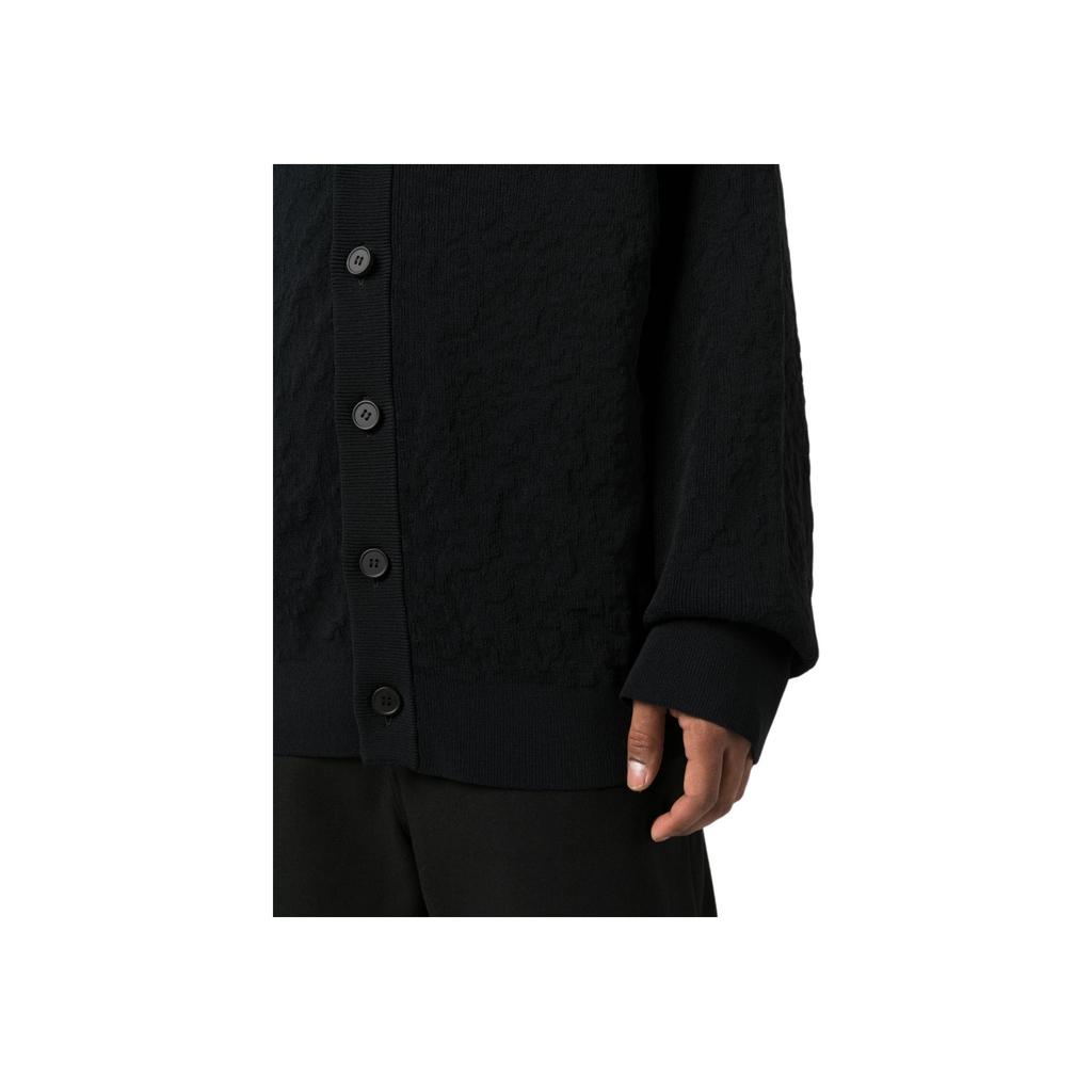 Y-3 Solid Color V-Neck Single-Breasted Long Sleeve Sweater Men sweater H63088