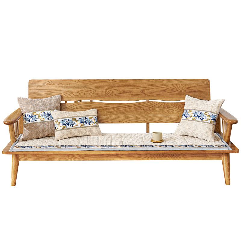 Chenille Sofa Cushion Autumn and Winter Solid Wood Cushion Non-slip Cover High-grade Mahogany Sofa Cover