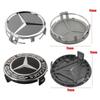 75mm 4PCS Car Wheel Hub Center Cover Badge Cover Suitable For Mercedes Benz Modified Accessories W204 W211 W205 W212 AMG W203