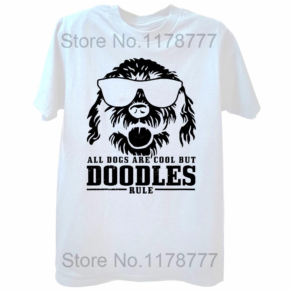 Goldendoodle Labradoodle All Dogs Are Cool But Doodle Rule T Shirts The Dood Short Sleeve Dog Dad Gifts Tshirt Mens Clothing S