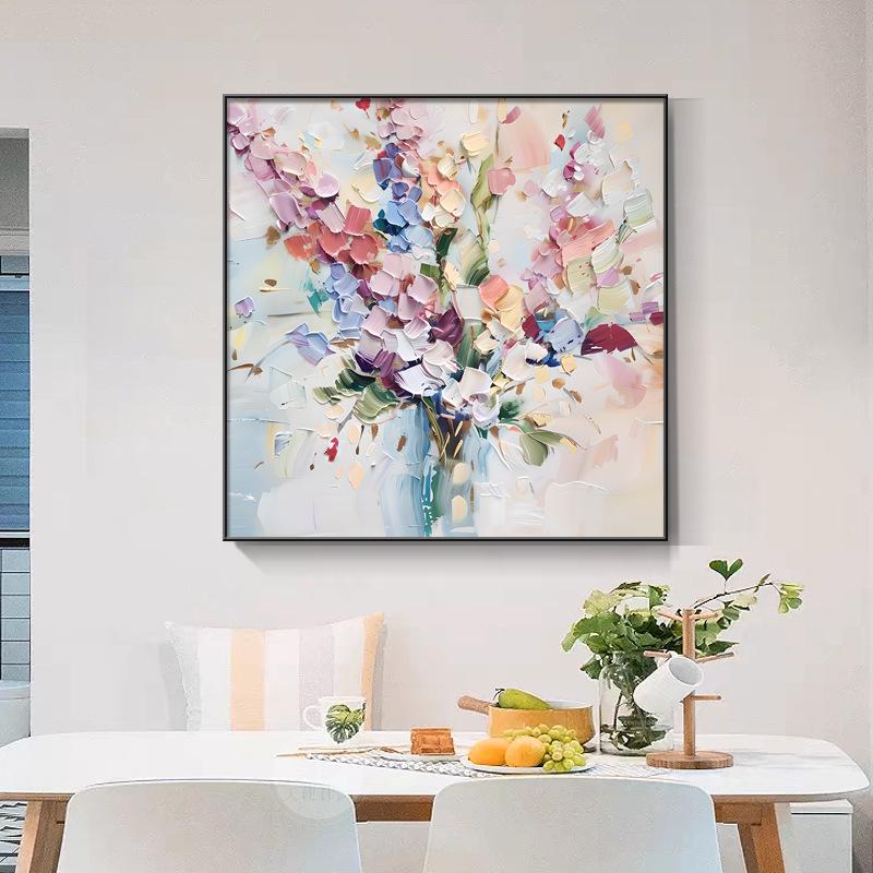 Modern Abstract Floral Wall Art for Living Room & Dining