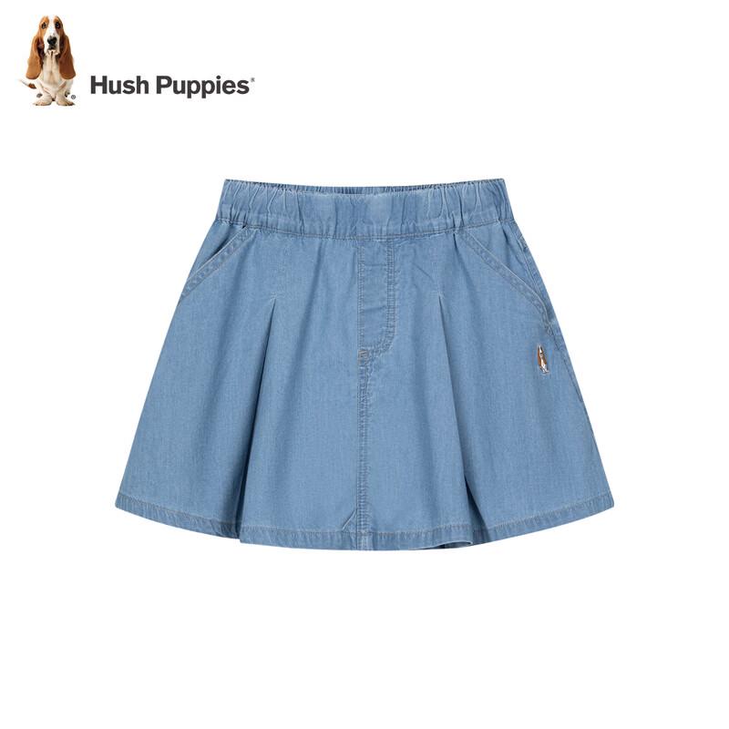 Hush Puppies Girls Washed Denim Skirt Shorts 140