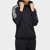 Adidas Loose Casual Long Sleeve Hooded Jacket Unisex Outerwear Black FT2888