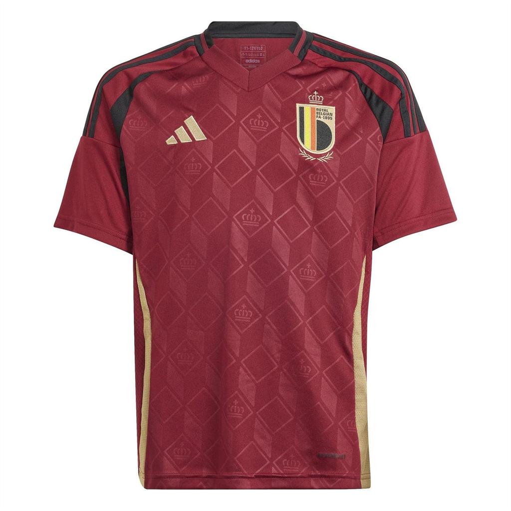 adidas Childrens/Kids 2024 Belgium Home Shirt