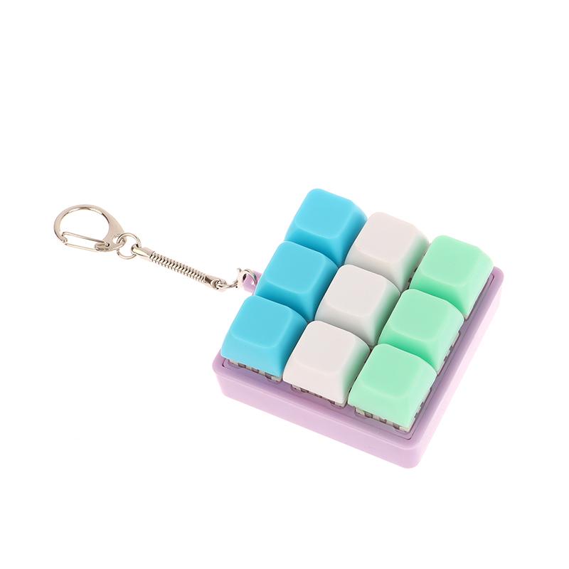 

9 клавиш квадратные колпачки для клавиш брелок фиджет-игрушка вечеринка снятие стресса сделай сам колпачки для клавиш игрушка колпачки для клавиатуры кнопка для пальца фиджет