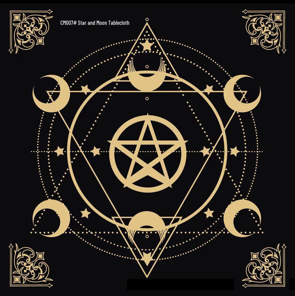 Waterproof Black PVC Tarot Cards - Colorful 78 Card Deck for Board Games