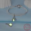 Fit Original Bracelet Copper Glowing Firefly Charms Pendants For Women Jewelry Making Gift