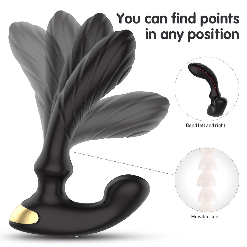 Thumping Male Prostate Massager Anal Butt Plug Vibrators For Men Masturbator Remote Control Dildo Vibrator Sex Toys For Woman