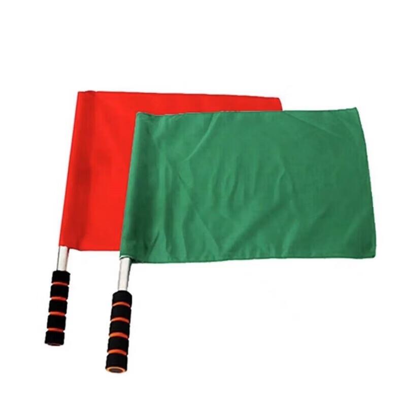 Red and Green Signal Flags Standard Pair