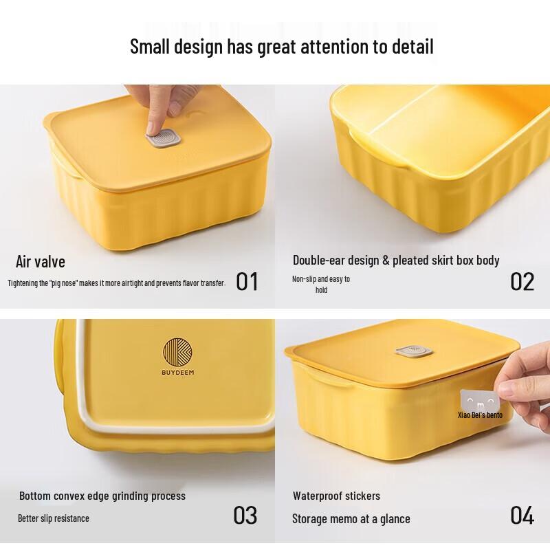 Buydeem Ceramic Piggy Lunch Box