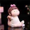 Yoga Girl Figurine Cartoon Lovely Cute Fashionable Decoration Yoga Pose Girl Ornament for Car