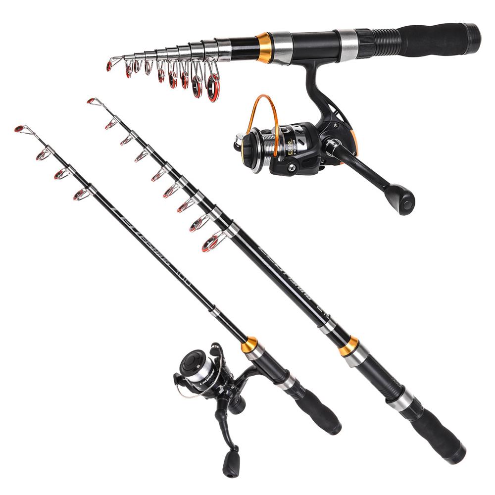 Ultra Short Mini Ice Fishing Rod Telescopic 1M-2.3M Telescopic Pocket Travel Pole for Lure Fish in Saltwater Freshwater Winter 260319