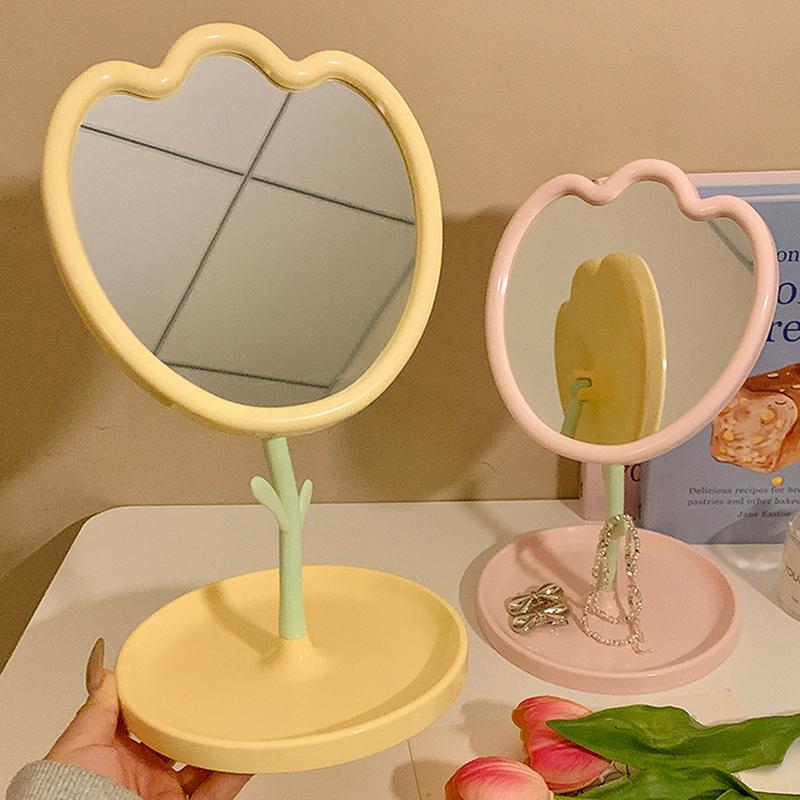 Makeup Girls Small Mirror Bedroom Beauty Design Women Nordic Mirrors Quality Funky Espelhos Decorativos House Decoration
