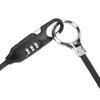 Bicycle Combination Lock Antitheft Security Helmet Lock Portable PVC Wrapped Steel Cable