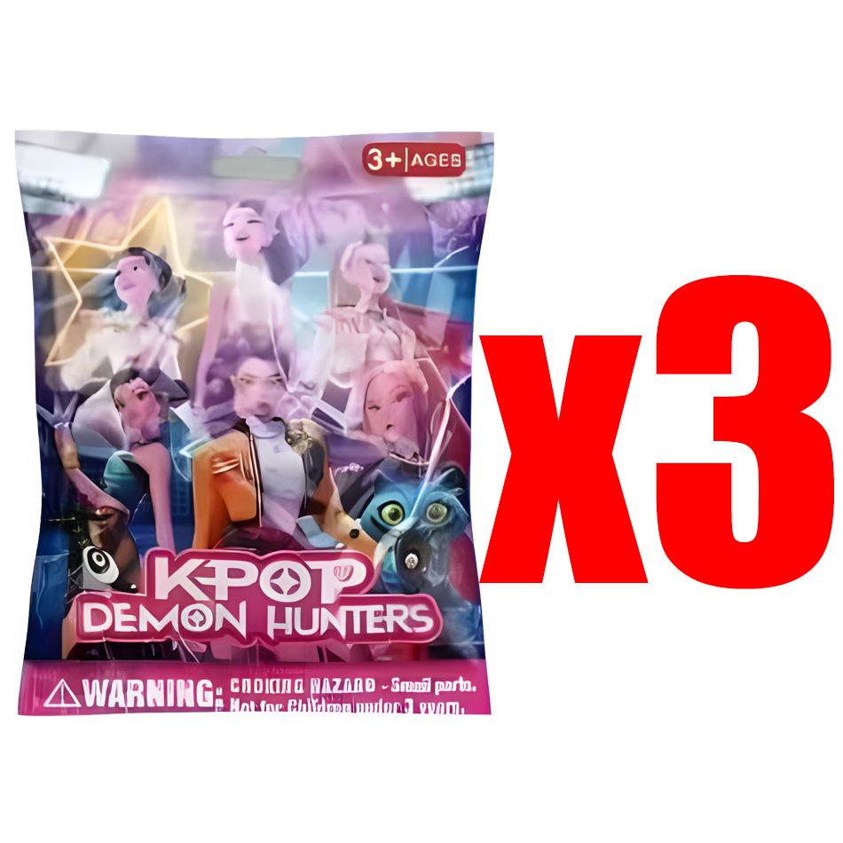 Blind Box Anime Demon Hunters Mini Figurines  Kpop Cute PVC Mystery Box Collectible Doll Model Decorative Item