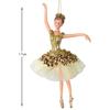 Christmas Ornaments Stree Decoration Girl Bithday Gift Xmas Plastic Hanging Decoration Dancing Silver Tutu Ballerina Christmas Gifts