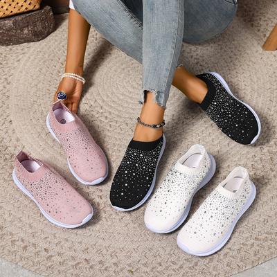 Neue große Größe mit Lochstickerei, atmungsaktiv und leicht, lässige Einzel-Schuhe, Damenschuhe, Wanderschuhe, Laufschuhe