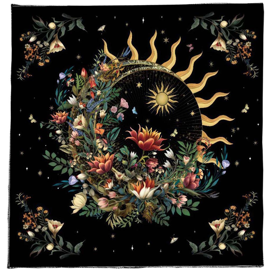 Comfortable Comfortable Tarot Tablecloth Witchcrafts Table Cloth for Tarot Enthusiasts Table Cover Prolonged Use