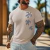 Maglietta a Maniche Corte Waffle Maori Tartaruga da Uomo Stampa 3D Girocollo Camicia Vacanza Tropicale Quotidiana