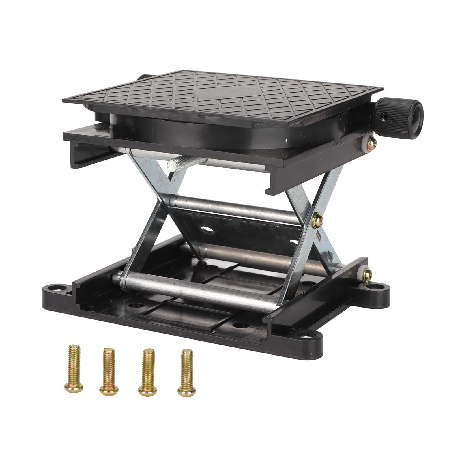 Health & Beauty Product Lifting Platform 360 Degrees Rotatable Laboratory Lift Stand Table For Woodworking Carving