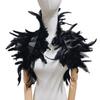 Gothic Style Feather Fake Collar Natural Feather Cape  Party Holiday Dress Up Cosplay Costumes