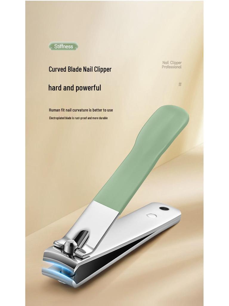 Portable Nail Care Set: Slant Clipper, Ear Pick & Dead Skin Scissors