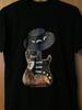 Stevie Ray Vaughn - “Guitar And Hat” Image - Black Shirt - No Tag