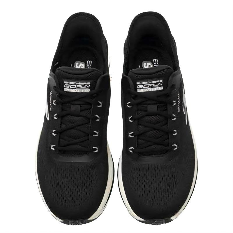 Skechers Go Run Elevate 2.0 Men Low Top Running Shoes Mesh Lightweight Slip On Cushion Breathable Comfortable 220853-BKW