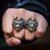 Ring with Bull Head for Men and Women, Open Style New Year Gift, Index Finger Ring, Domineering Carving
