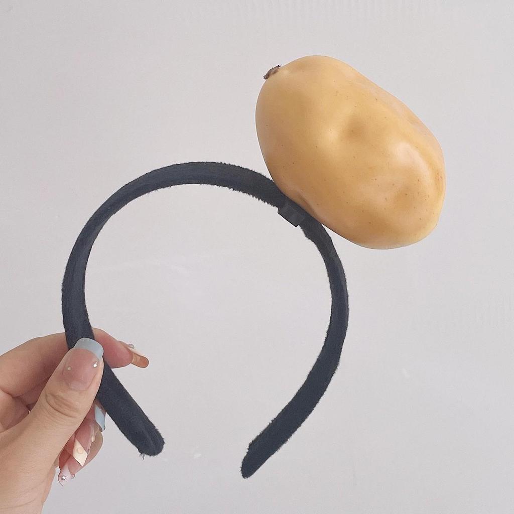 Funny Radish & Cabbage Vegetable Hair Clip Headband