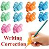1PC Silicone Two-Finger Pen Grips, Writing Posture Correction Tool, Kids School Supplies & Christmas Gift