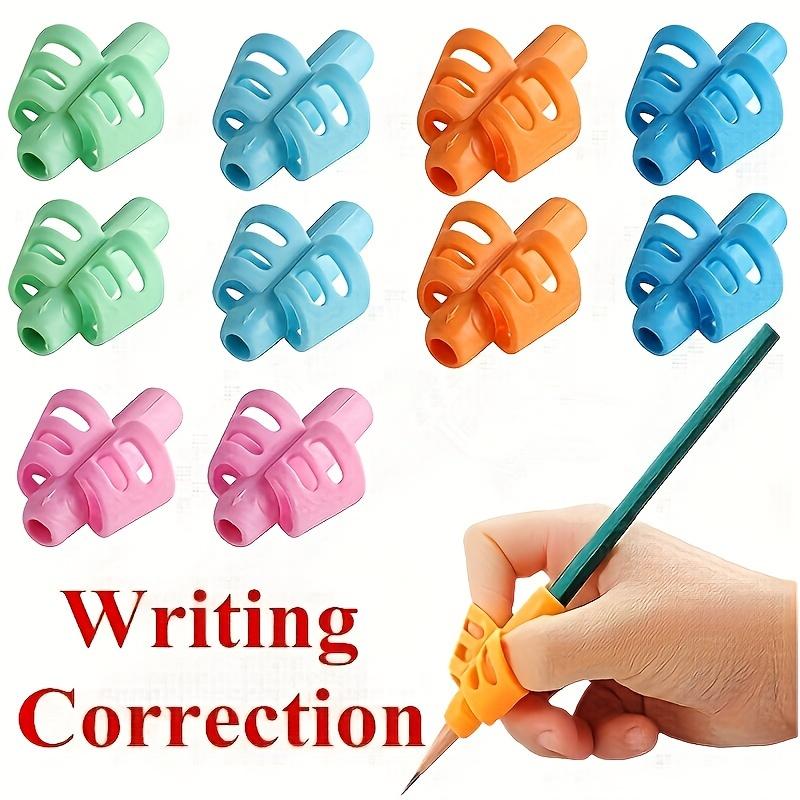 1PC Silicone Two-Finger Pen Grips, Writing Posture Correction Tool, Kids School Supplies & Christmas Gift