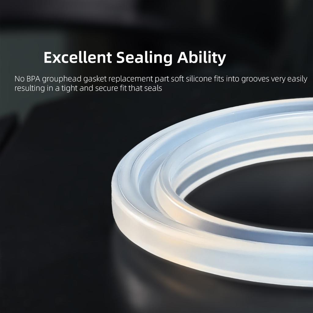 51mm Replacement Gaskets Compatible With DL-KF6001/5002/PE3320/3606 etc. Coffee Machines Coffee Machine Silicone Ring 3