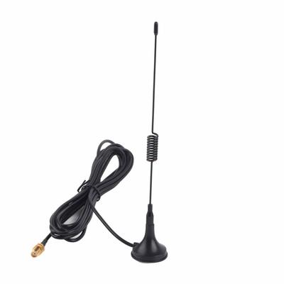 Antenna radio mobile per veicoli ad alto guadagno da 433 MHz con testa SMA femmina e cavo di base magnetica