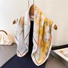 Luxury Fashion Designer 70cm Square Scarves Women's Silk Scarf Spring and Summer Foulard Shawl Bandana Small Hairbands