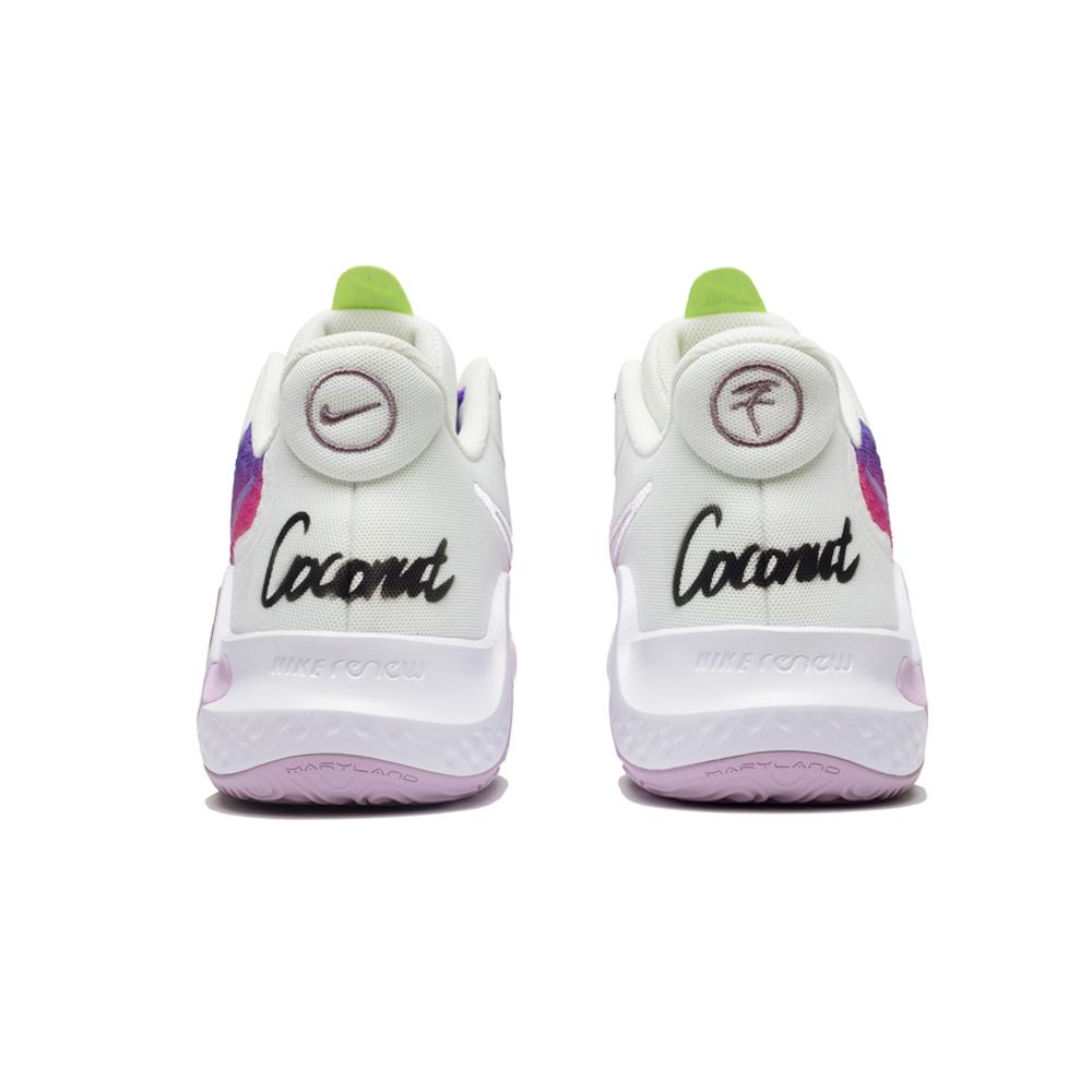 Nike KD Trey 5 IX Ep Cushioning Slip Resistant Abrasion Resistant Low top Vintage Basketball Shoes Men's Pink Purple DJ6922-100(TeamF-)