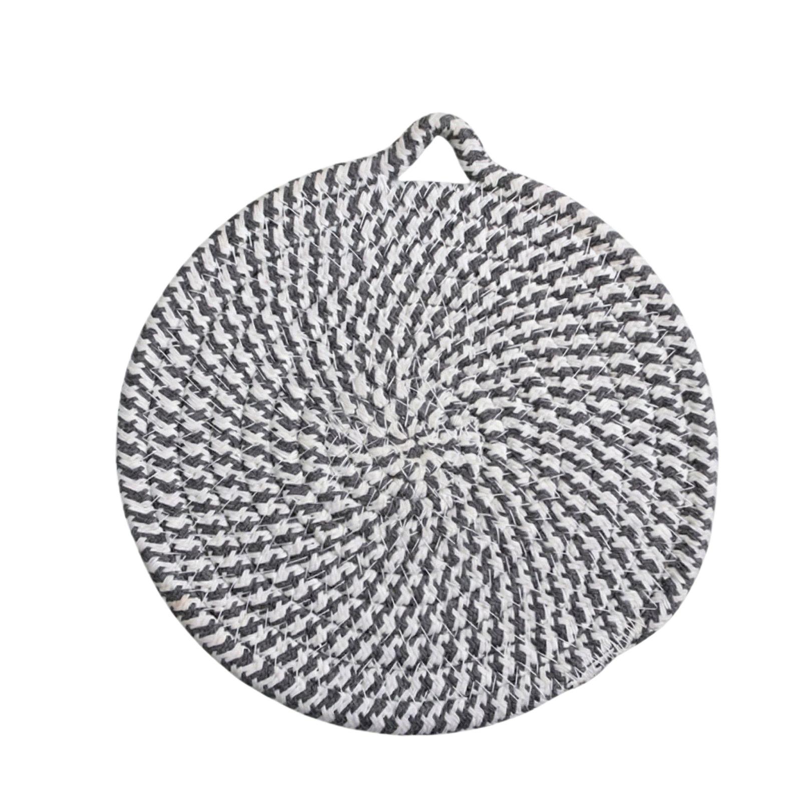 

Cotton Rope Woven Heat Insulating Cup Pad One Size
