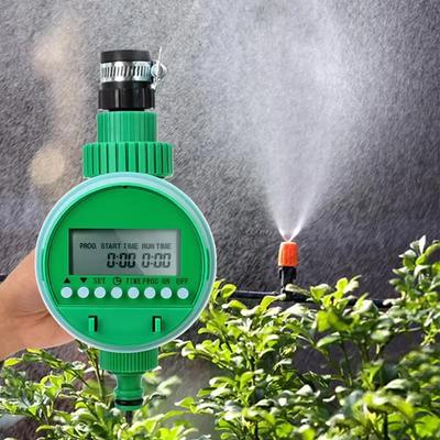 Dispositivo de Control de Riego de Plantas con Pantalla Temporizador de Riego Automático Electrónico Válvula Inteligente de Jardín Riego por Aspersión Exterior