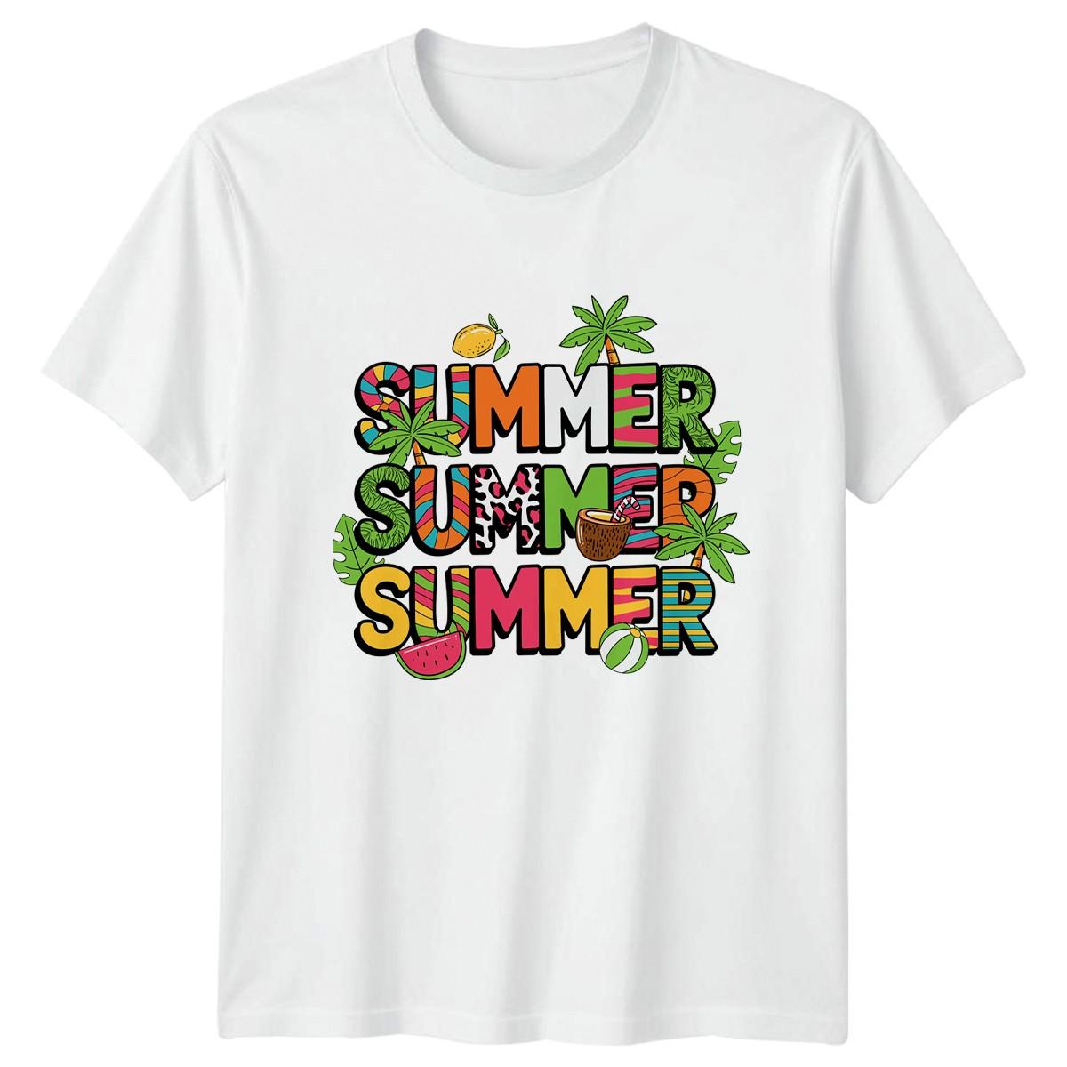 Summer Summer Summer T-Shirt Beach Summer Summer Vacation Gift For Him And Her S